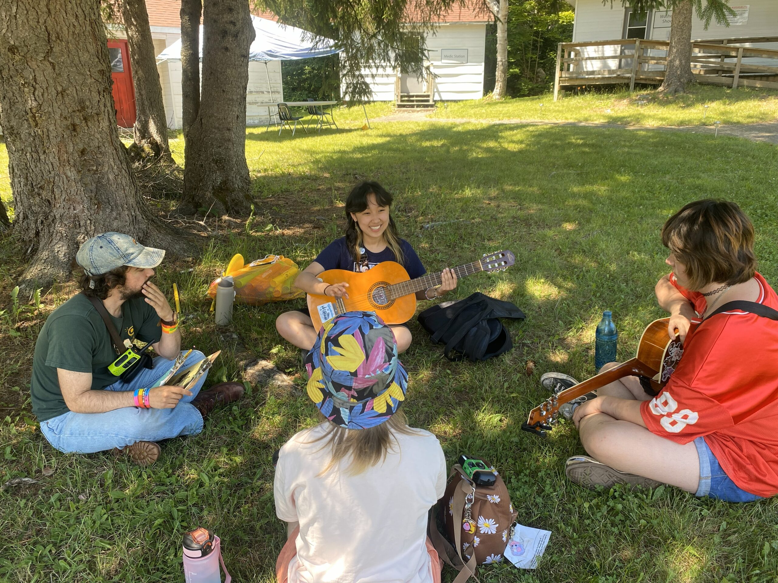 Cabin life group at Rainbow Camp