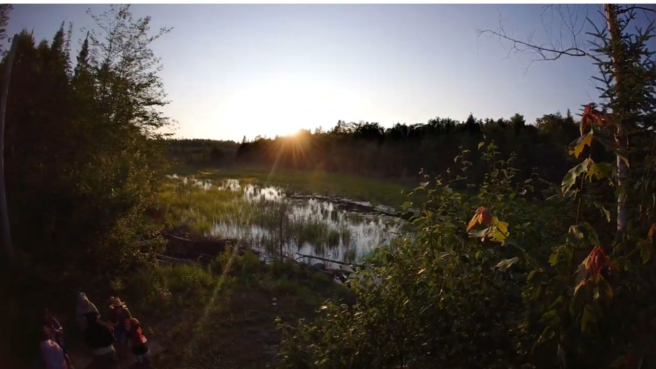 Quiet moments by the lake at Rainbow Camp